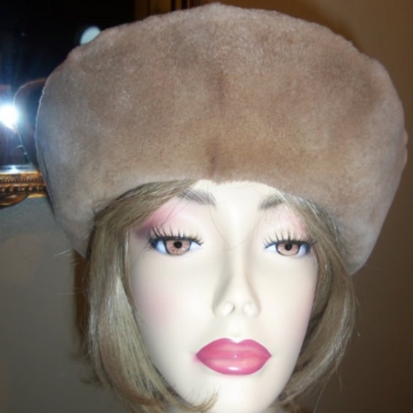 Vintage Sheared Beaver and Leather Hat main image 4